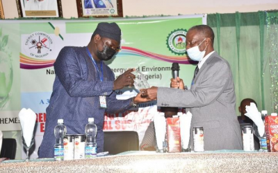 Presentation of Award to DG/CEO Energy Commission of Nigeria